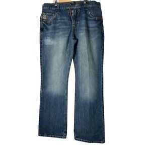 Cinch Carter Mens Jeans Size 35x32 Bootcut Blue Denim Classic Fit‎
